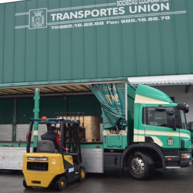 Almacenaje y distribución de mercancías Transportes Unión